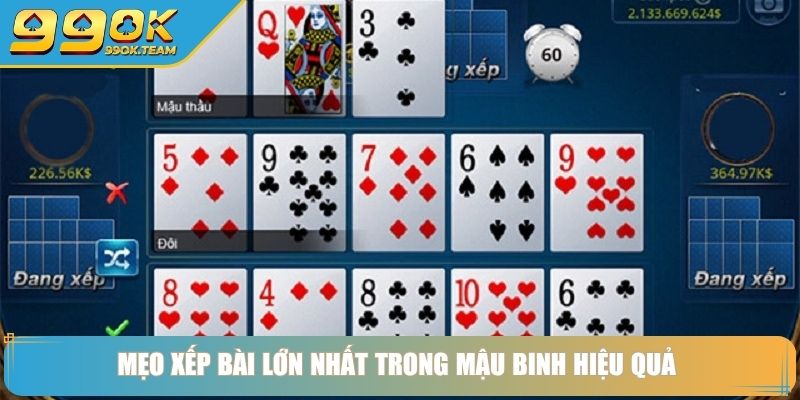 Bài Lớn Nhất Trong Mậu Binh Bí Quyết Trở Thành Cao Thủ 3 Mẹo xếp bài lớn nhất trong Mậu Binh hiệu quả
