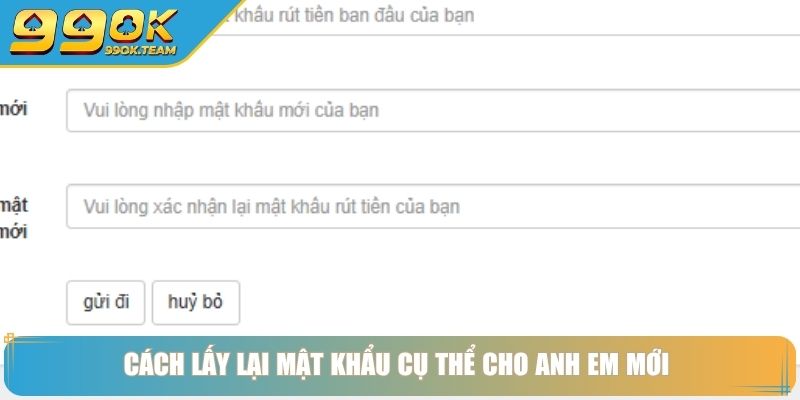 Cách Lấy Lại Mật Khẩu 99Ok – Khôi Phục Tài Khoản Dễ Dàng 3 Cách lấy lại mật khẩu cụ thể cho anh em mới
