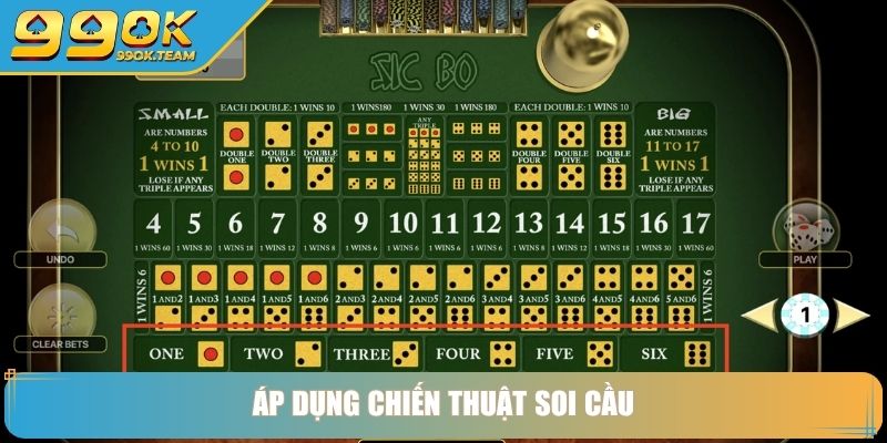 Sicbo 99OK Trò Chơi Xúc Xắc Trên Nền Tảng Trực Tuyến 3 Áp dụng chiến thuật soi cầu
