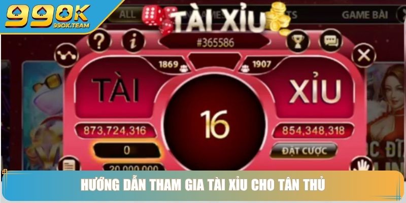 Hướng dẫn tham gia tài xỉu cho tân thủ