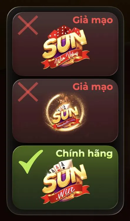 Sunwin thật chỉ có tại sun.win – Cảnh giác trang giả mạo 1 Sunwin